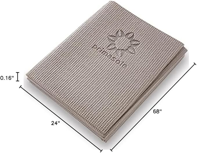 Folding Yoga Travel Pilates Mat Foldable Easy to Carry to Class Beach Park Tear resistant Travel Picnics 4mm Thick 9 Colors