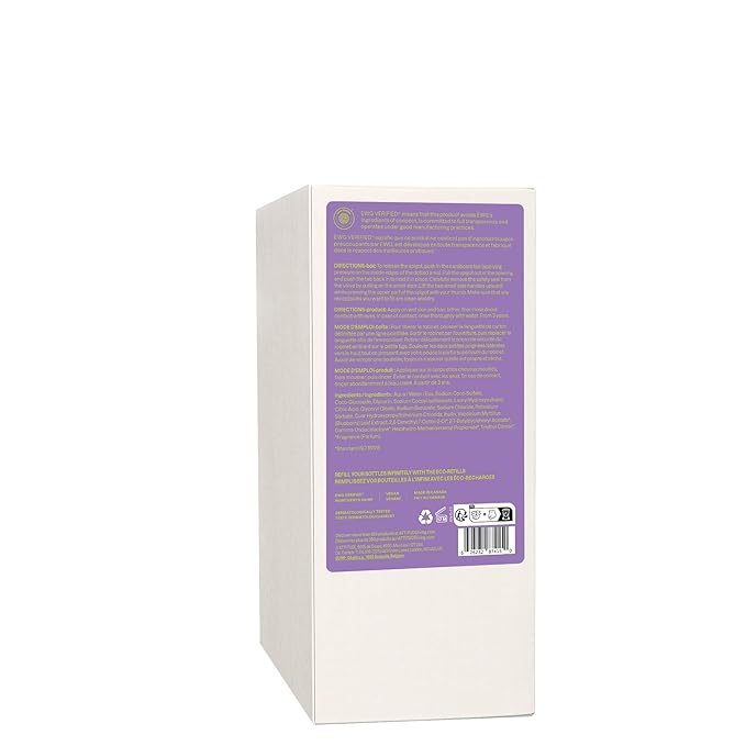 ATTITUDE Shampoo and Body Wash for Kids, EWG Verified Hair and Body Cleanser, Dermatologically Tested Soap, Plant and Mineral Based Bath Products, Vegan, Bulk Refill, Vanilla and Pear, 67.6 Fl Oz