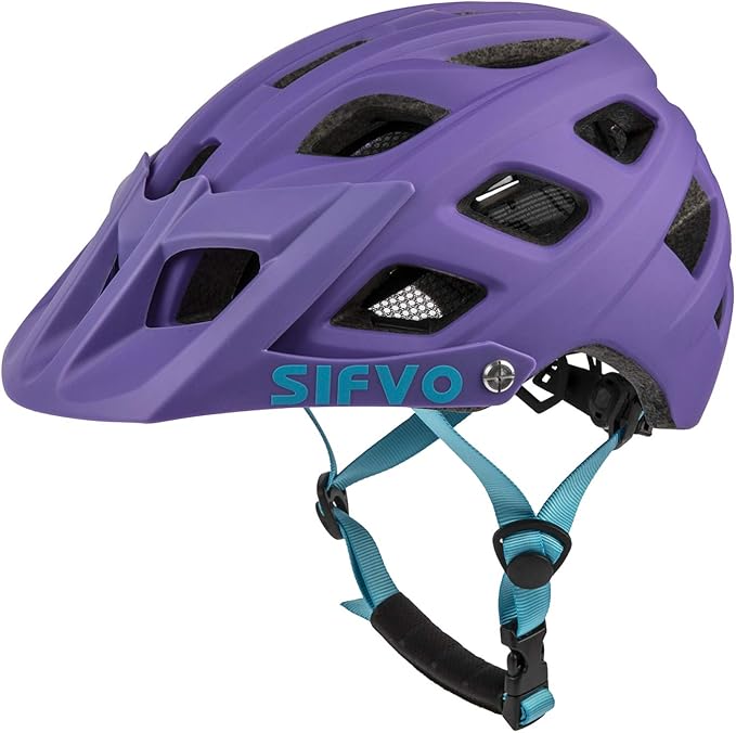Kids Bike Helmet, SIFVO Kids Helmet 8+ Boys and Girls Bike Helmet with Cool Visor, Bike Helmets for Kids, Youth Bike Helmet Kids Mountain Bike Helmet Lightweight and Sturdy【55-58cm】