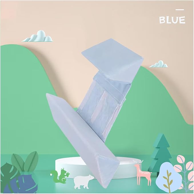 Baby Side Sleeper Weddge Breathable Pillow, Removable and Washable Breathable Bedding Set Bedding for Back, Stomach or Side Sleepers