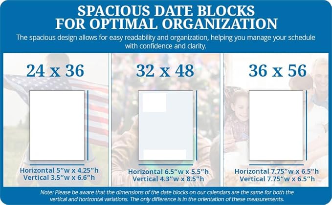 56" tall X 36" wide Vertical Earth Green 30-Day Dry Erasable Wall Calendar Planner -1-Month Large Calendar - Monthly Planner for Home, School, Classroom Organization. Complete with Free Marker and Eraser with Marker Holder