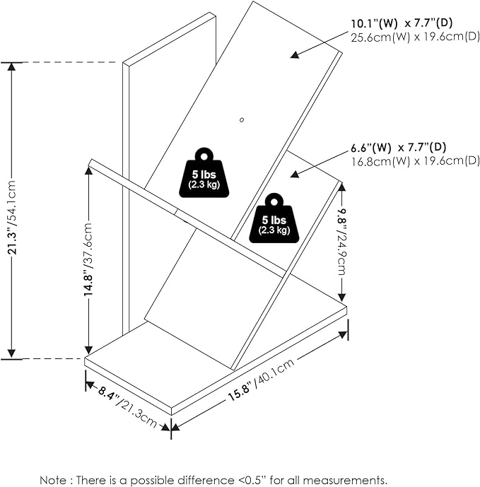 Furinno Tree Bookshelf 3-Tier Floor Standing Tree Bookcase, White