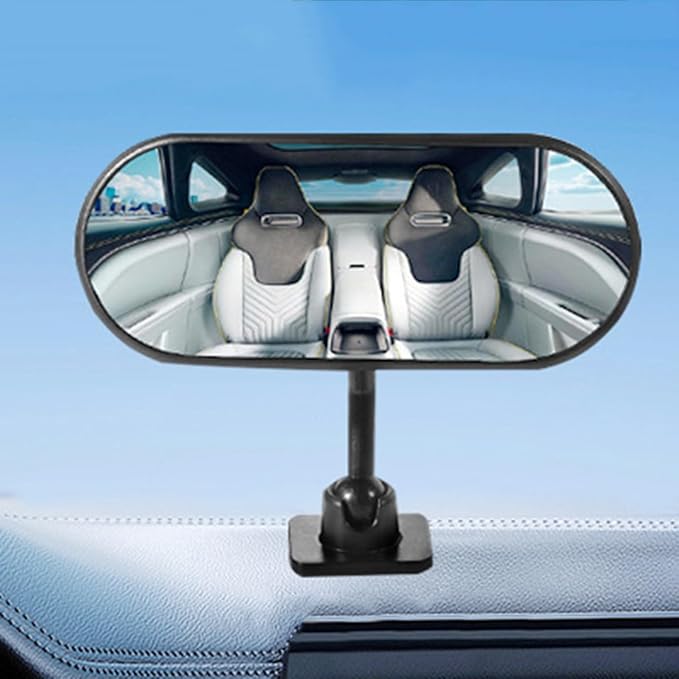 Car Rearview Mirror Rear View Mirrors for Baby 360 Adjustable Automotive Interior Mirrors Cars Mirror Rear Facing Kids Observing (Adhesive Base)