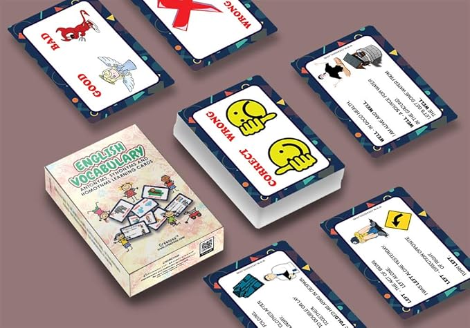 Creanoso US Schools and Learning Flash Cards Series (2-Deck)
