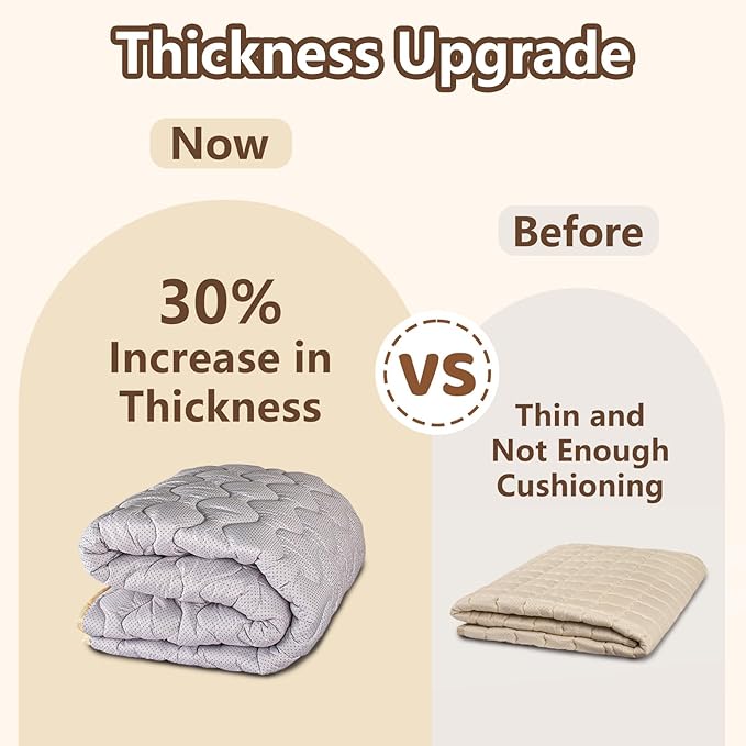 Baby Play Mats for Floor, 71”x59” Upgraded Thickness & Larger Super Soft Playmat for Babies and Toddlers, Foldable Washable, Upgrade Anti-Slip Crawling Mat for Playpen(Boho Nature)