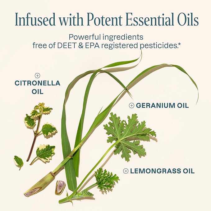 Cliganic 50 Pack Mosquito Repellent Bracelets for Adults & Kids - Natural DEET-Free Bands, Individually Wrapped