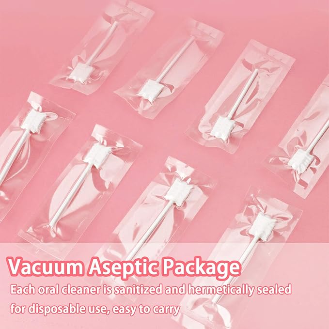 Baby Tongue Cleaner, Baby Toothbrush, 42Pcs Disposable Infant Toothbrush Clean Baby Mouth,Gauze Gum Cleaner Toothbrush Baby Oral Cleaning Stick Dental Care for 0-36 Month Baby+Free 1 Finger Toothbrush