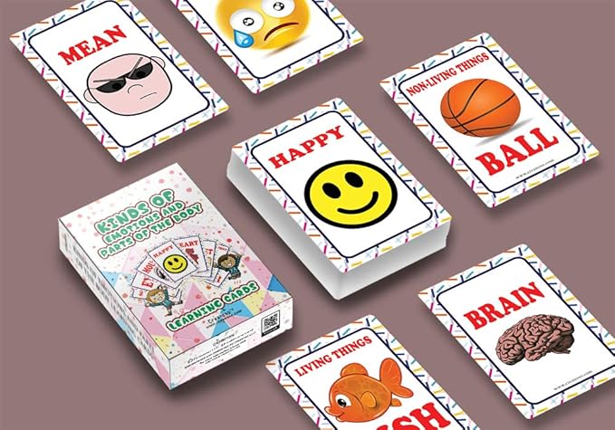 Creanoso US Schools and Learning Flash Cards Series (2-Deck)