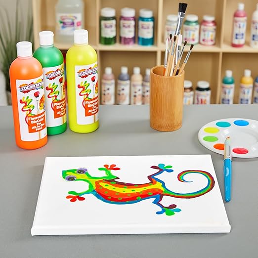 BioColor FBIOYE Fluorescent Yellow Paint - 16 oz.