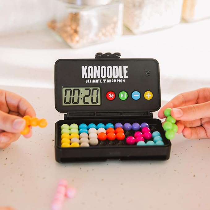 Educational Insights Kanoodle Ultimate Champion - 3D Brain Teaser Puzzle with Timer, Handheld Travel Games & Toys for Single Player, Challenging Logic Puzzles & Gifts for Kids, Teens & Adults Ages 7+