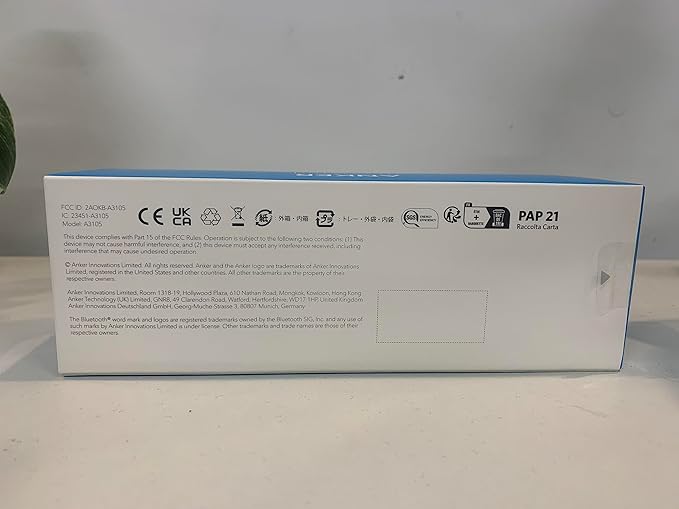 Anker Soundcore 2 Portable Bluetooth Speaker with Stereo Sound, Bluetooth 5, Bassup, IPX7 Waterproof, 24-Hour Playtime, Wireless Stereo Pairing, Speaker for Home, Outdoors, Travel