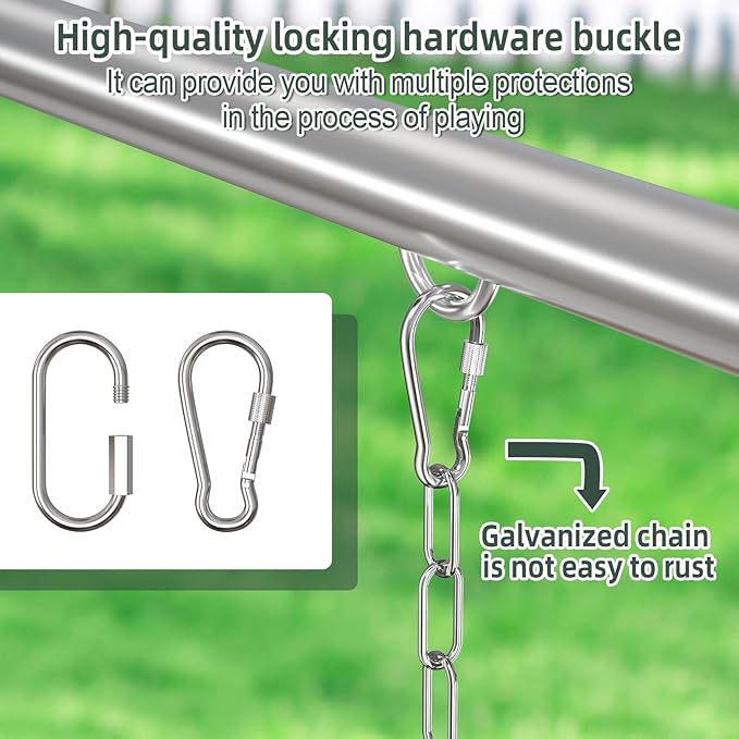 AGPTEK Toddler Swing Heavy Duty Bucket With Adjustable Rope - Cute Shape, 250 LB and 150 LB Capacity - Green