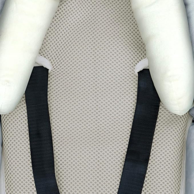 COOLBEBE Upgraded 3-in-1 Babybody Support & Strap Covers Set for Newborn Infant - Extra Soft Car Seat Insert Cushion Pad, Perfect for Carseats, Strollers, Swing