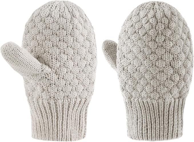 Baby Knit Mittens Toddler Boys Girls Gloves Winter Infant Newborn No Scratch Mitten 0-3 Years