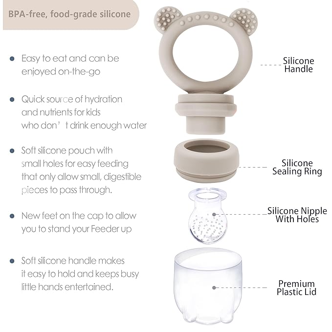 Frozen Breastmilk Teether & Forage Feeder Set Frozen Breastmilk Teether Tray
