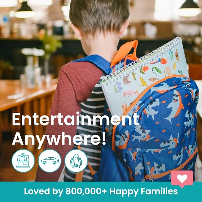 12 Months Sticker + Coloring Book (500+ Calendar Stickers for Kids & 12 Coloring Pages) Side by Side Activity Book, Fun Sticker Books, Boys & Girls Ages 2-4, 4-8, 8-10