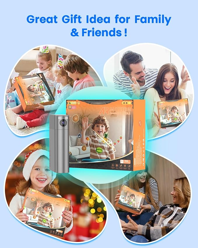 AR Motion Gaming Console for Kids & Families - Plug & Play Video Game System for Indoor Physical Play & Interactive Family Fun. Great for Gifts, Game Nights, Parties, Playtime and Playdates