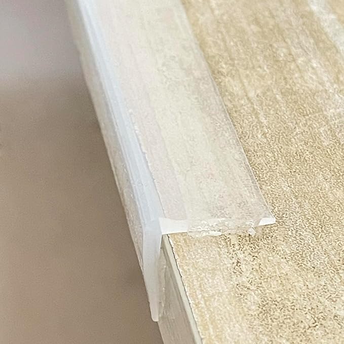 Edge Protector 100% Silicone, Baby Proofing Corners Clear Guards, Pre-Tape Adhesive Soft for Kids Safety, Child Table Cabinets Furniture Bumper (0.8x0.8in(Width), 6 Foot (Pack of 1))