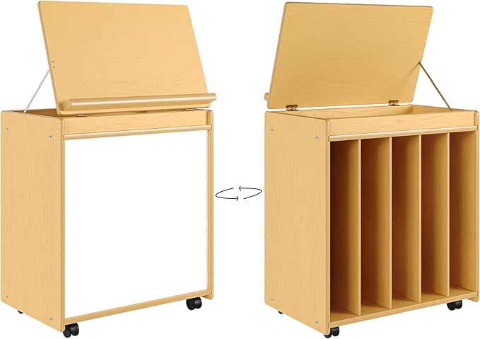 Angeles Value Line Big Book Display, Classroom Shelves and Daycare Furniture, Kids' Bookcases Cabinets & Shelves, 25" L x 16" W x 30" H