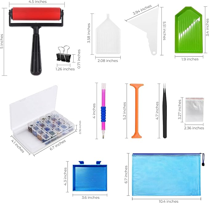 iVyne Corded A4 Light Pad for Diamond Painting & Art Projects – LED Light Board with Diamond Art Accessories – Ultra-Thin & Portable Diamond Dot Light Board, Perfect for Artists - Pink