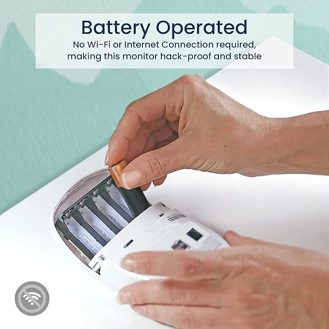 Babysense 7 Baby Sleep Breathing Movement Monitor for Newborn and Infants, No WiFi, Non Wearable, Non Contact Monitor with 2 Under-Mattress Sensors for Full Crib Coverage, FSA Baby Monitor