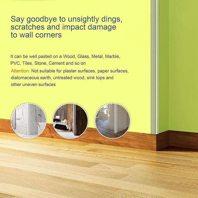 Baby Proofing 16.4ft Long (1.19" Wide) Corner Protector Baby Corner Guards Furniture Corner & Edge Safety Bumpers Clear Baby Proofing Bumper Cushion for Table Furniture Sharp Corners