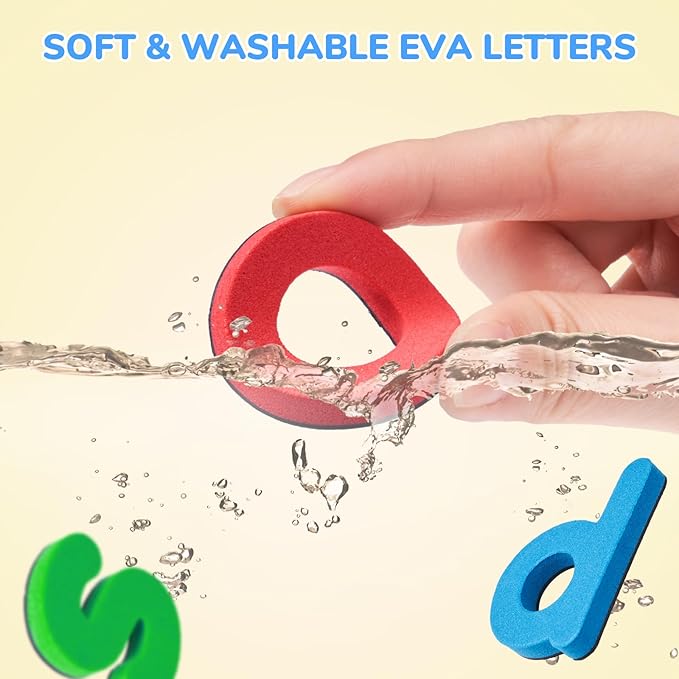 JoyCat Classroom Magnetic Letters Kit 248 Pcs with Double-Side 3D Foldable Magnetic Board - Foam Alphabet Letters&Numbers for Kids Spelling and Learning, Letter Board Tabletop Easel