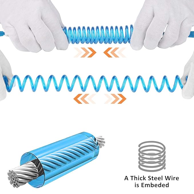 Baby Anti Lost Wrist Link -Anti Lost Backpack Leash Baby Leash Safety Walking Leash Wrist Link with Upgraded Safety Locks for Kids Toddler Leash Anti Lost (2 in 1 Dark Blue 8.2 Foot) …