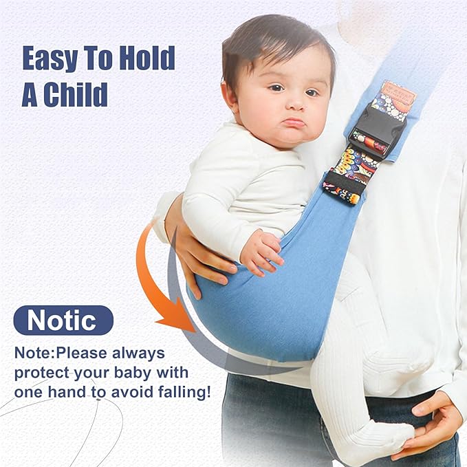 Baby Sling Carrier,Baby Sling,Toddler Carrier,Adjustable and Non-Slip Hip Seat Carriers Carrying 10-30 lbs(Star)