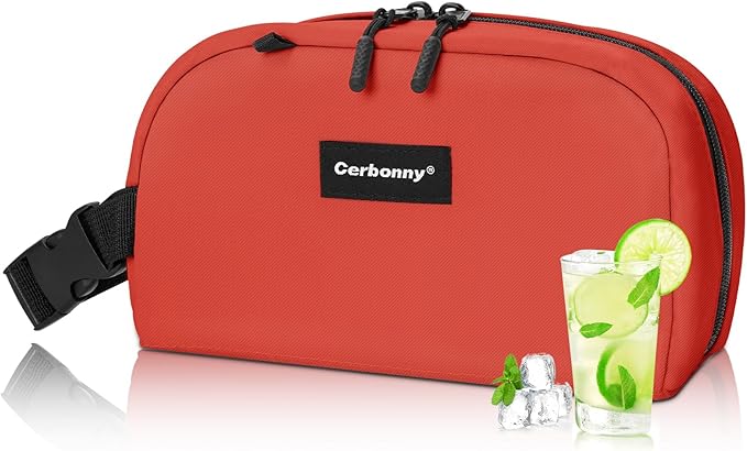 Cerbonny Small Cooler Bag Freezable Lunch Bag for Work School Travel, Leak-proof, Insulated, Suitable for 3+