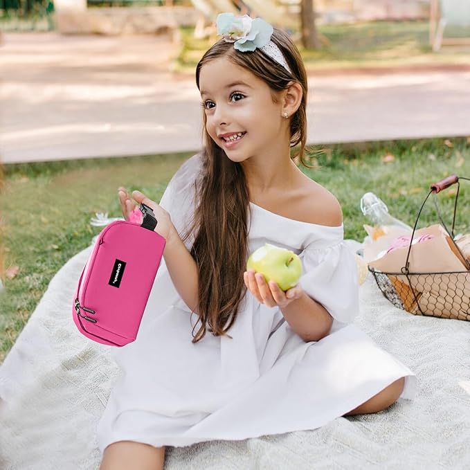 Cerbonny Small Cooler Bag Freezable Lunch Bag for Work School Travel, Leak-proof, Insulated, Suitable for 3+