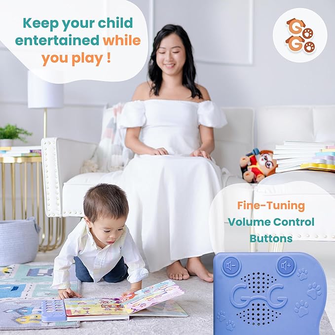 GO GO 9 Creative Animal Nursery Rhymes: Interactive Book for 1 Year Old, Sound Books for Toddlers 1-3, Musical Books for Toddlers 1-3, Music Book for Toddlers 1-3, Baby Books with Sound, Singing Books