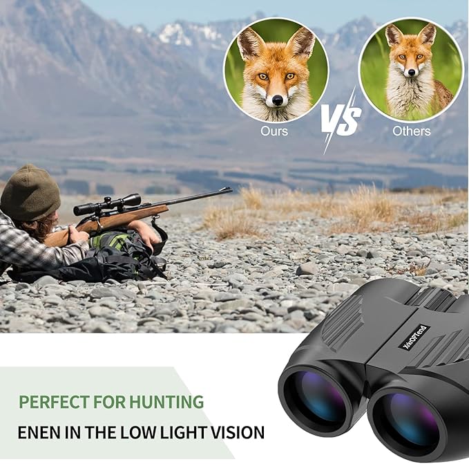 20x25 Compact Binoculars with Strap for Kids and Adults, Sharp Clear, Mini Low Weight Binoculars for Bird Watching,Hiking Outdoor, Cruise Ship,Concert