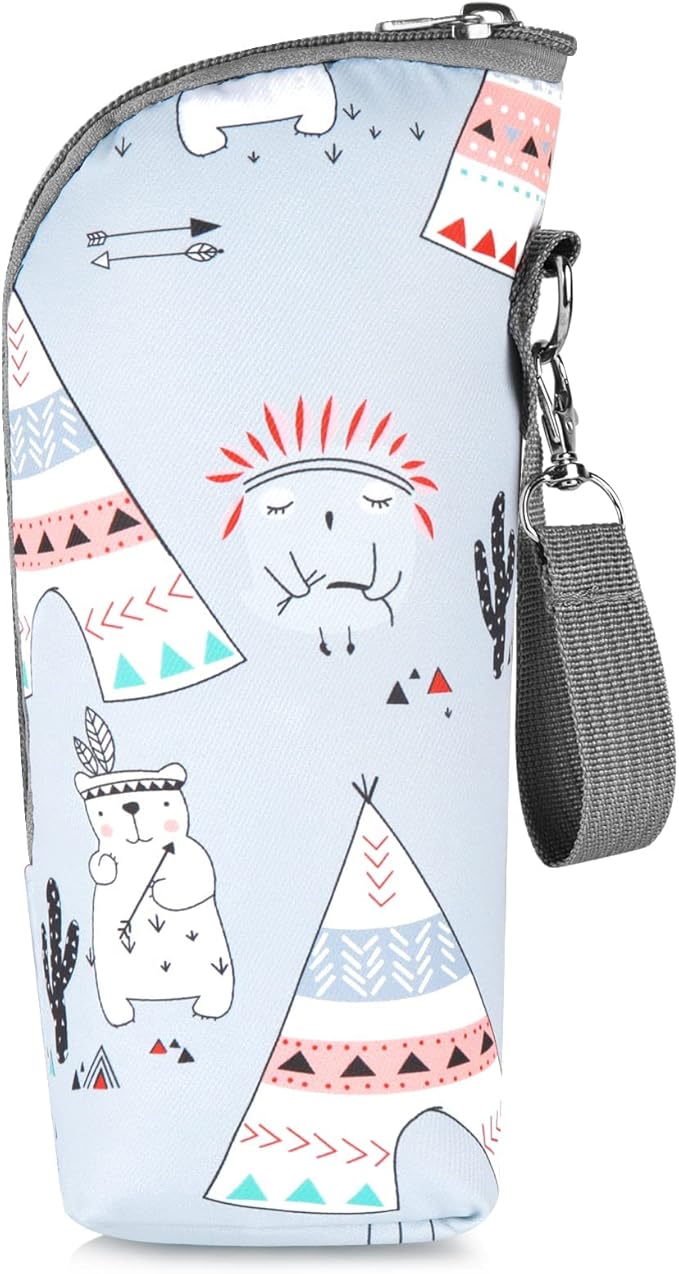 Accmor Baby Bottle Tote Bags, Insulated Breastmilk Cooler Bag, Nursing Bottle Warmer Bag for Nursing Mom Daycare Travel