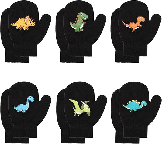 Baby Winter Mittens Toddler Stretch Knit Gloves Magic Warm Glove for Baby Boys Girls