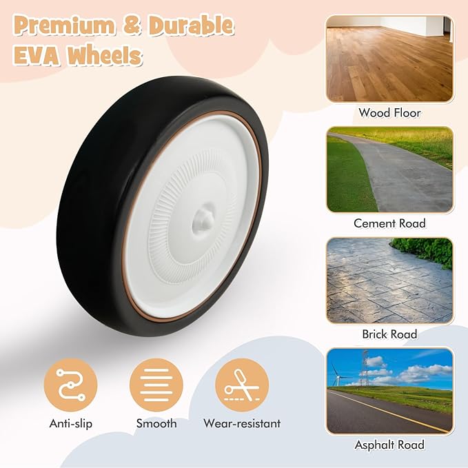 HONEY JOY Ride On Push Car, Outdoor Toddler Riding Toys w/Steering Wheel, Horn & Storage, Foot-to-Floor Sliding Car, No Batteries, Retro Baby Ride On Toys for Boys and Girls (White)