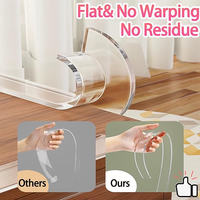 Clear Soft Corner Protectors for Furniture Strip,1.2in x 13FT,Sharp Edge & Table Bumper,Window Edge,Wall Protector, Soft Corner Guards Safe for Proof,Table Corner Protectors in Family