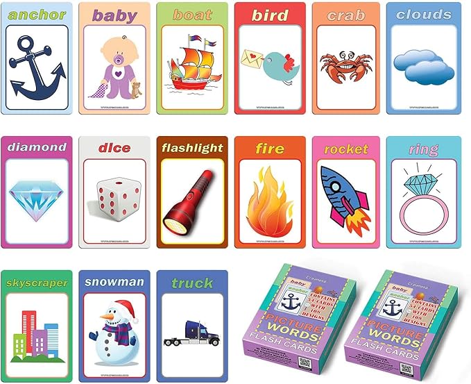 Creanoso US Schools and Learning Flash Cards Series (2-Deck)