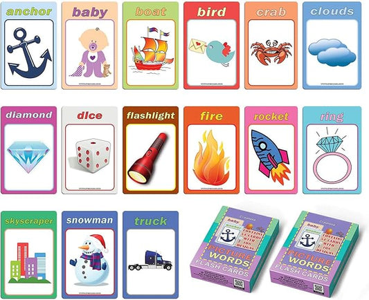 Creanoso US Schools and Learning Flash Cards Series (2-Deck)