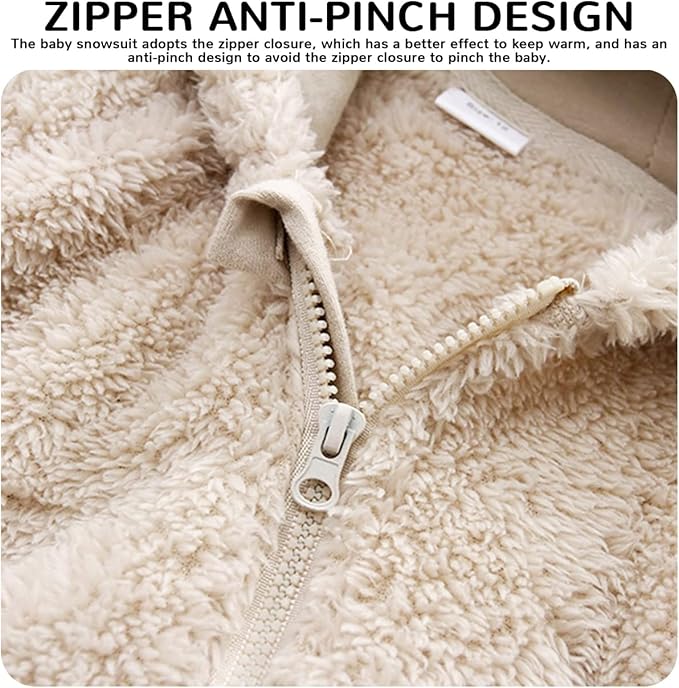 Baby Boy Girl Snowsuit Winter Warm Clothes Coat Infant Jumpsuit Toddler Outfit