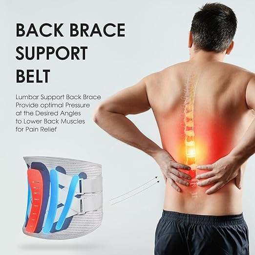 Elastic Abdominal Binder Lower Waist Support Belt, Post Surgery Postpartum Belly Band Wrap Back Support Belt Stomach Compression Wrap Waist Recovery for Men and Women (Large)