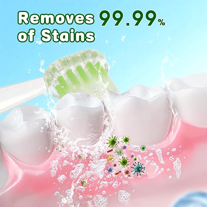 Kids Battery-Powered Electric Toothbrush for Toddler Ages 2-10, Extra Soft Bristles with 3 Cleaning Modes, 2-Min LED Timer IPX7 Waterproof Deep Clean