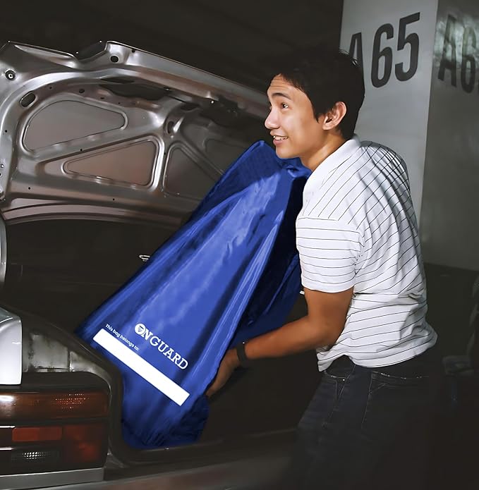 ONGUARD Waterproof Single and Double Stroller Bag for Airplane - Travel Stroller Cover for Air Travel and Storage - Gate Check Bag Backpack- Baby Airplane Essentials - Blue