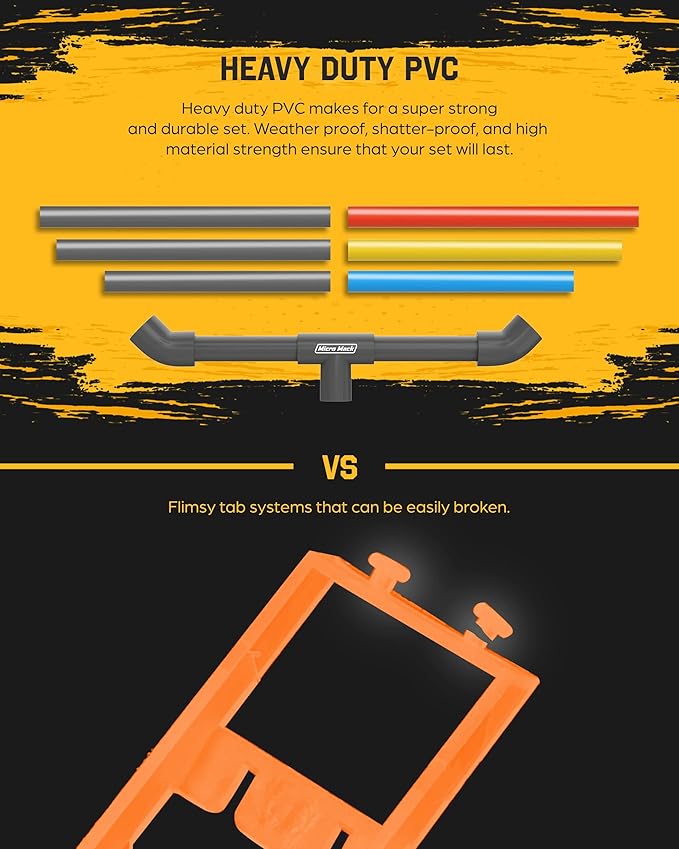 Galvanox Racing RC Drone with Obstacle Course Kit, Includes 3 Hoop Sizes for Competition Game Set