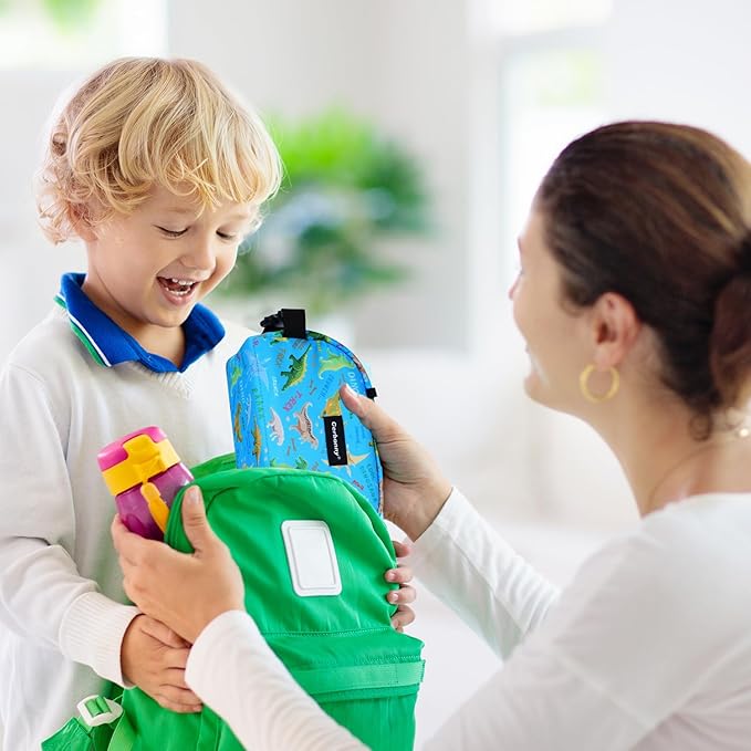 Blue Planet Dinosaur Freezable Cooler Bag - Mini Insulated Lunch Bag for Kids/Adults, Fit for Yogurt, Suit for 3+