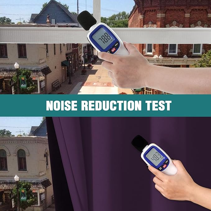 ChrisDowa 100% Blackout Curtains for Bedroom with Black Liner, 2 Thick Layers Total Blackout Thermal Insulated Grommet Long Window Curtains 2 Panels Set (Royal Purple, 52 x 95 Inch)