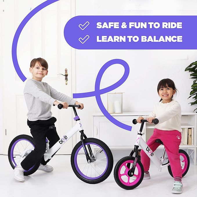 Balance Bike: for Big Kids Aged 4, 5, 6, 7, 8 and 9 Years Old - No Pedal Sport Training Bicycle | 16inch Wheel