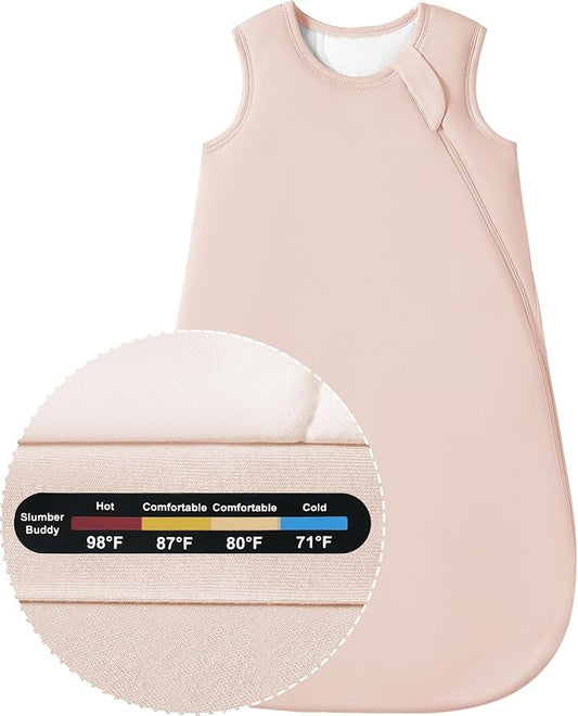 Baby Bamboo Sleep Sack, 70% Rayon Made from Bamboo 30% Cotton 1.0 TOG Infant Wearable Blanket