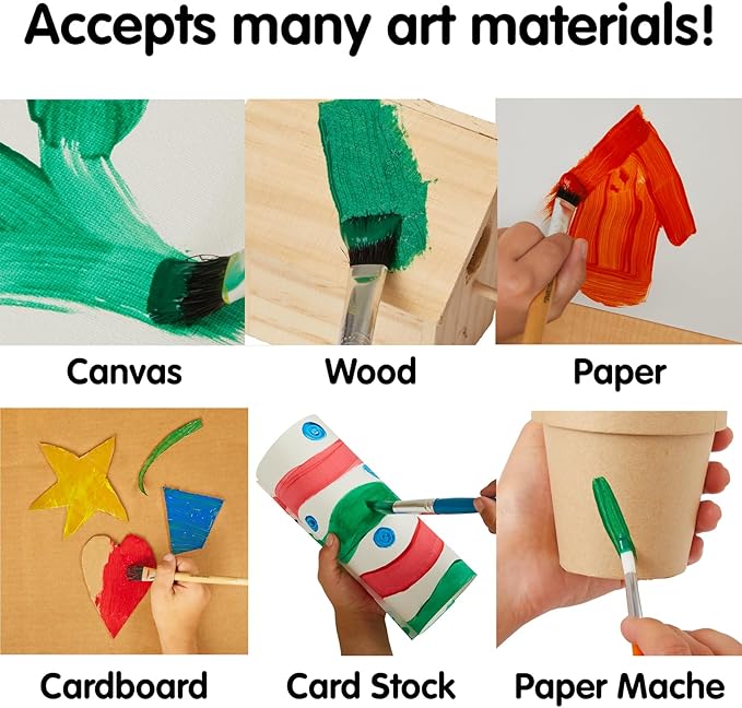 Colorations Paraben-Free Washable Tempera Paint for Kids - 1 Gallon Value Size. Vibrant Yellow, Non-Toxic and Made in The USA