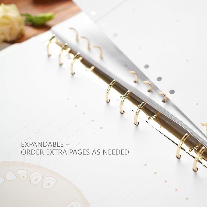 Keepsake Baby Memory Book Girl Boy – Timeless Leather-Bound Baby Milestone Book – Baby Book Keepsake Record First 5 Years – Gender Neutral Baby Scrapbook Album Baby Album Journal Registry Search Gift